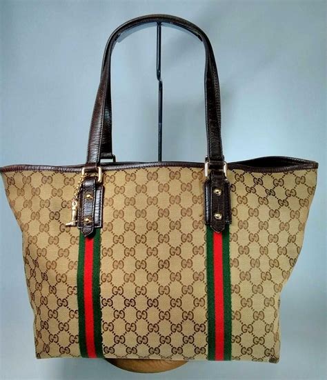 gucci monogram sherry bag|vintage Gucci monogram tote bag.